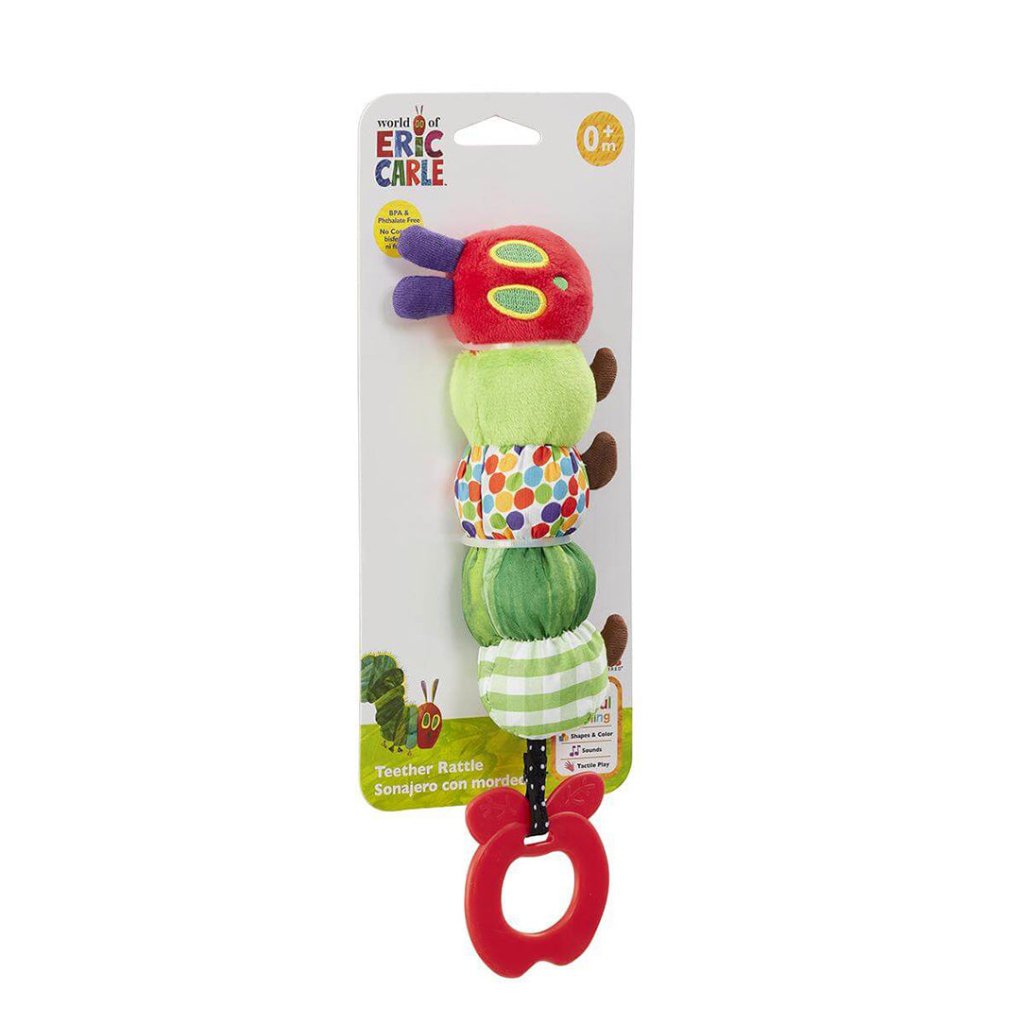 THE VERY HUNGRY CATERPILLAR Teether Rattle Bambinista