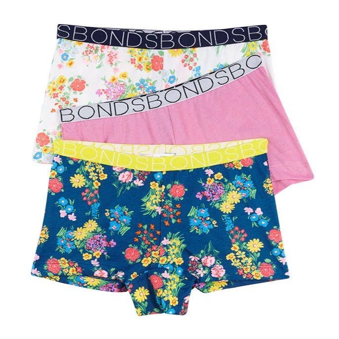 BONDS Girls 4 Pack Bikini Underwear - Hawaiian Haze – Bambinista