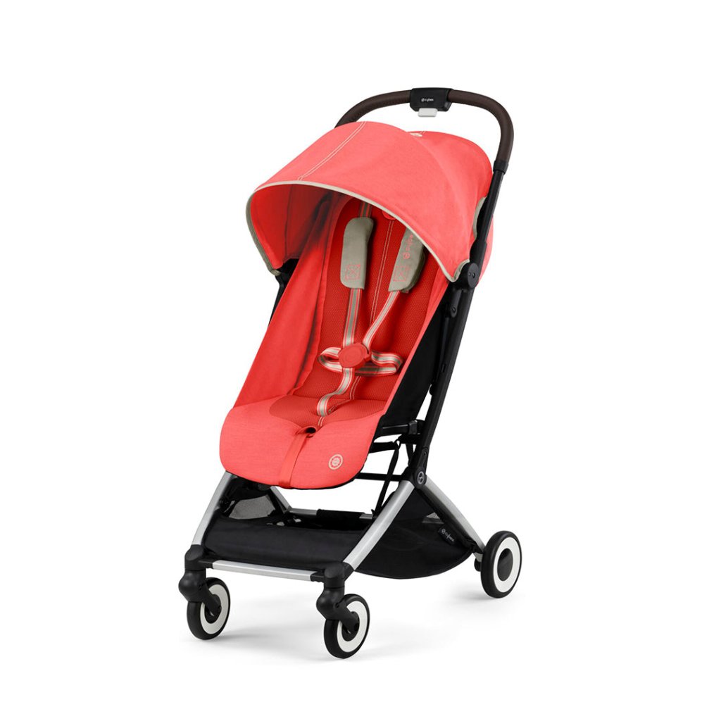 CYBEX ORFEO Silver Stroller - Hibiscus Red (2023 New Generation