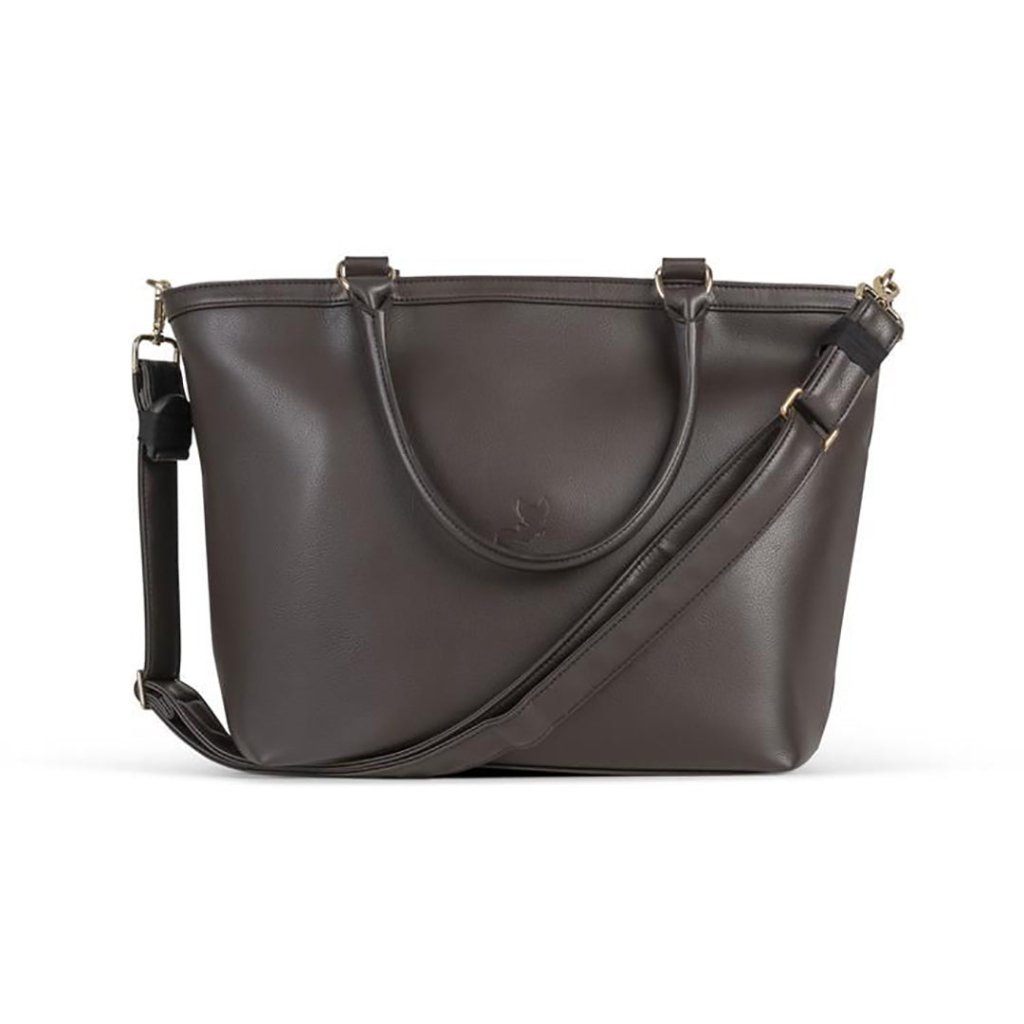 LECLERC Baby Luxury Changing Bag faux leather Brown Bambinista