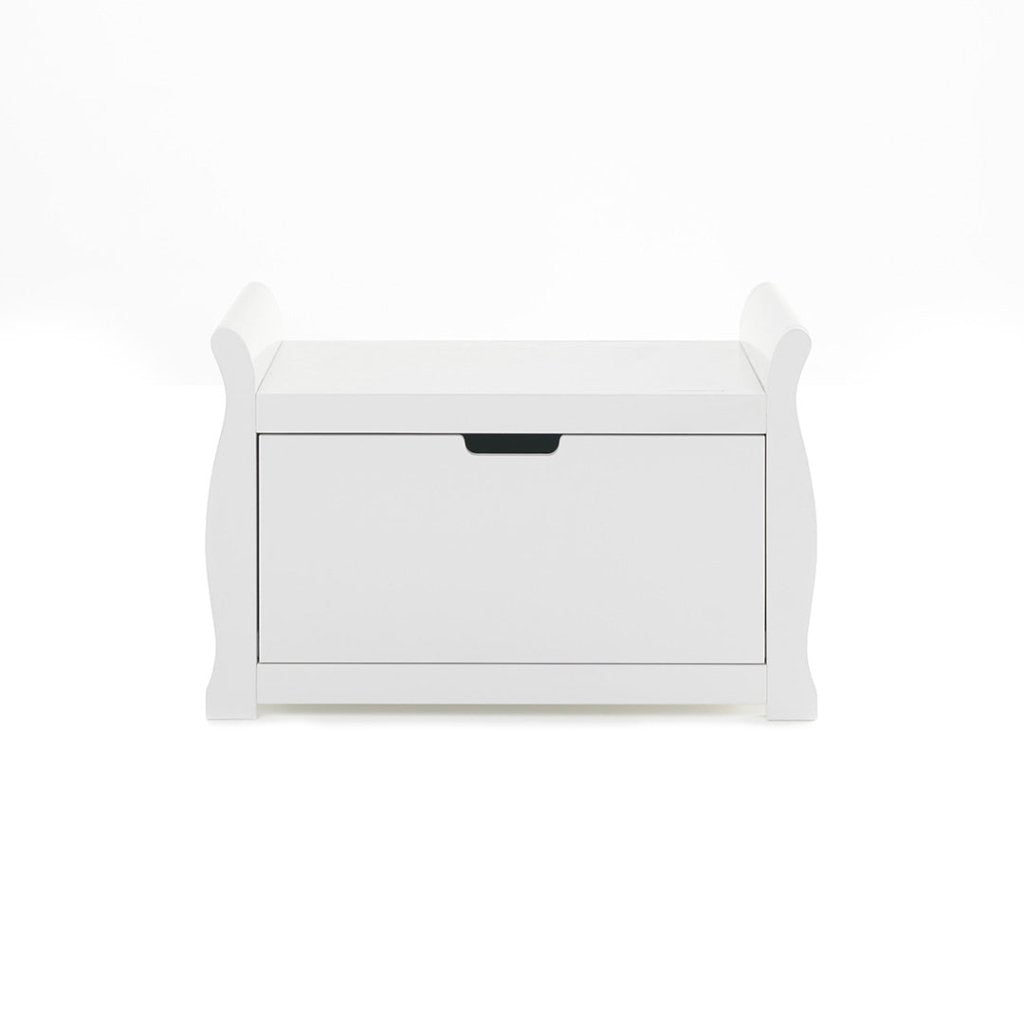 OBABY Stamford Sleigh Toy Box White