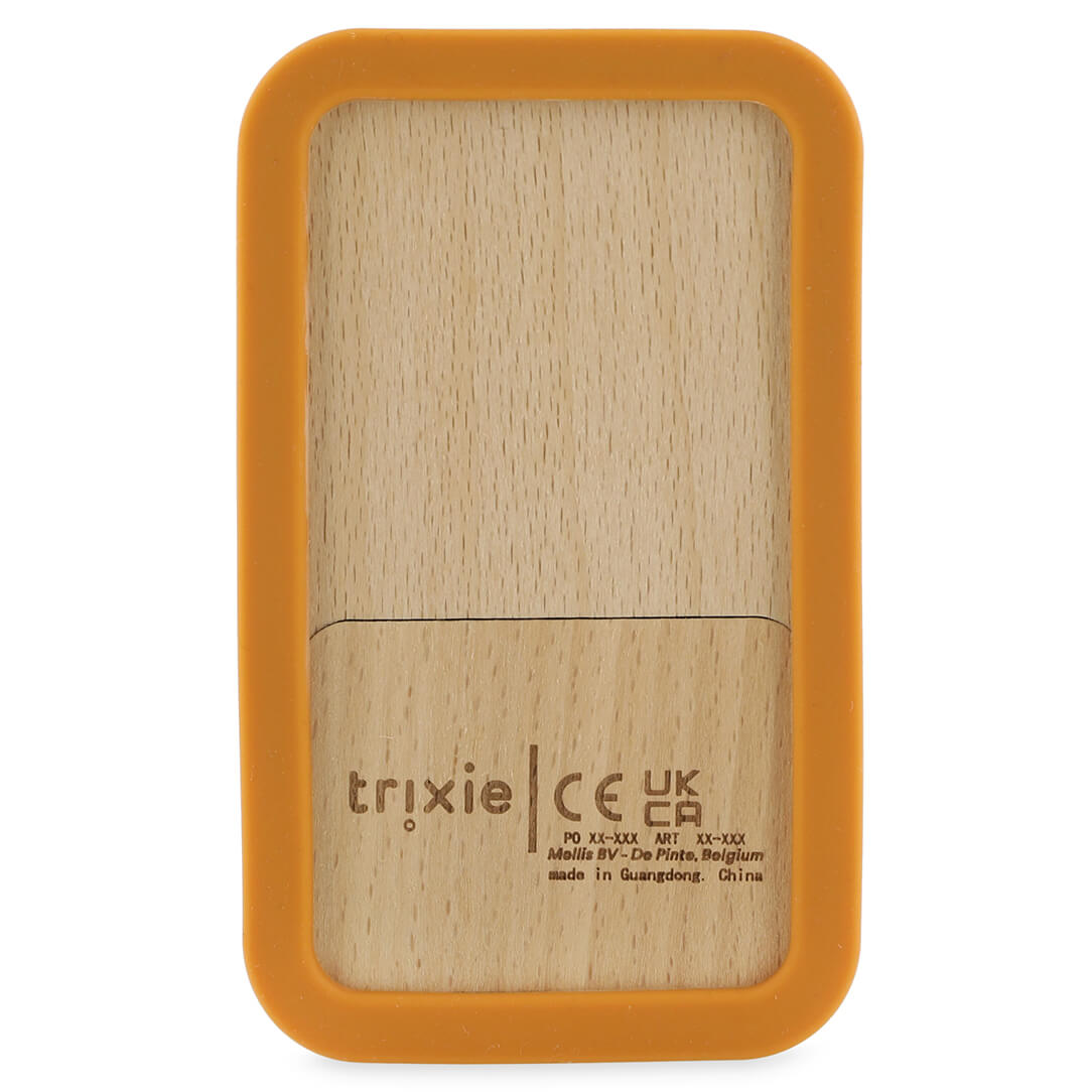 TRIXIE Wooden silicone baby phone - Mr. Fox