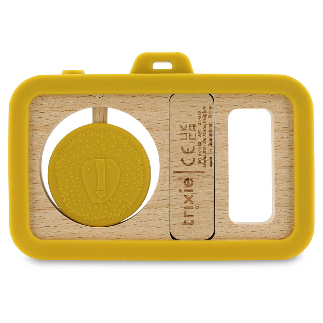 TRIXIE Wooden silicone baby camera - Mr. Lion