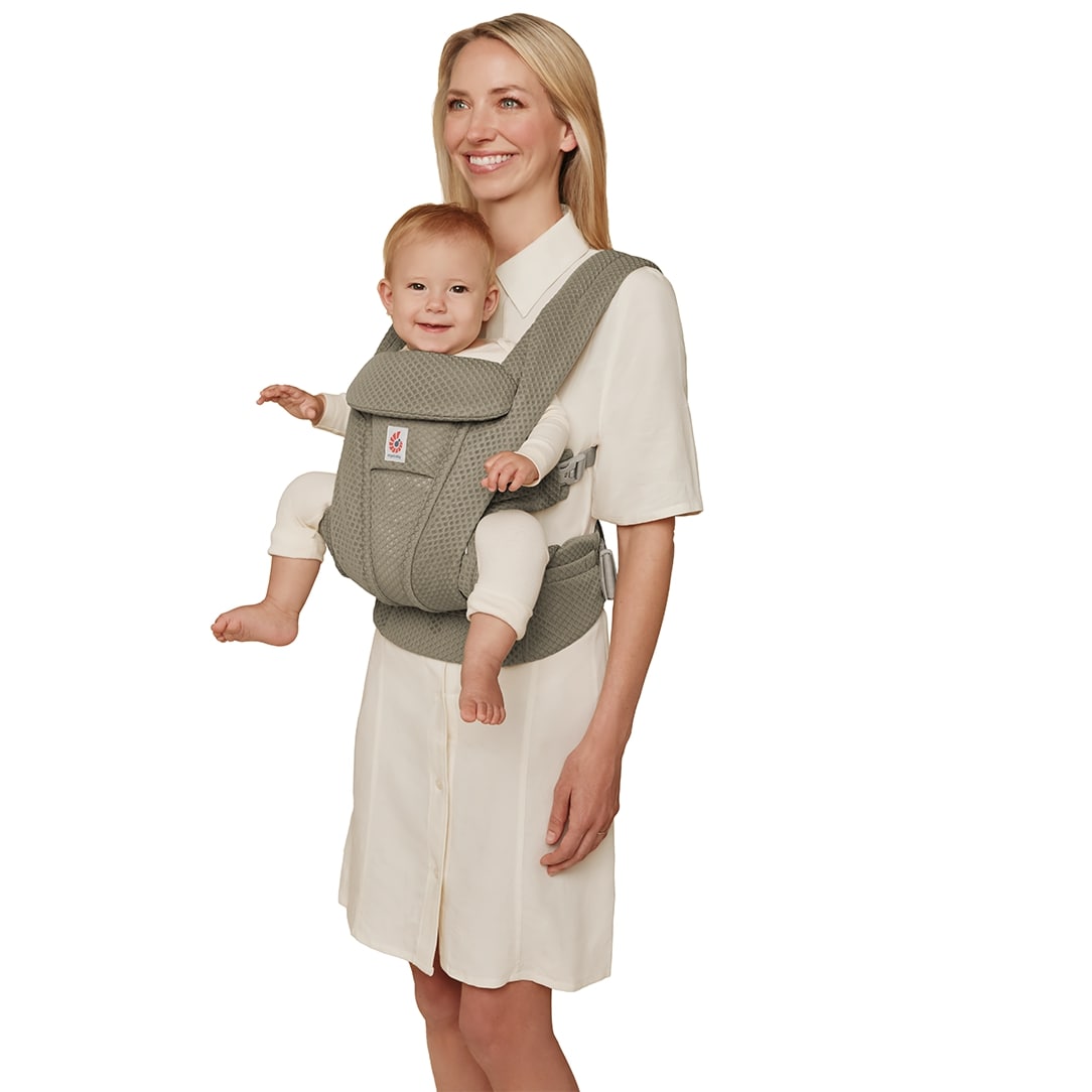 ERGOBABY Omni Deluxe Mesh Baby Carrier - Soft Olive