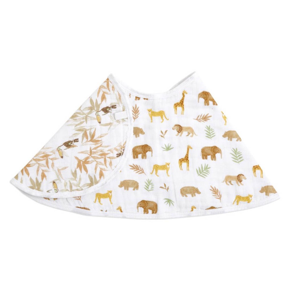 Bambinista-ADEN + ANAIS-Accessories-ADEN + ANAIS Essentials Muslin Baby Burpy Bib - Tanzania