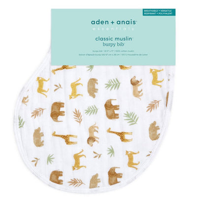 Bambinista-ADEN + ANAIS-Accessories-ADEN + ANAIS Essentials Muslin Baby Burpy Bib - Tanzania