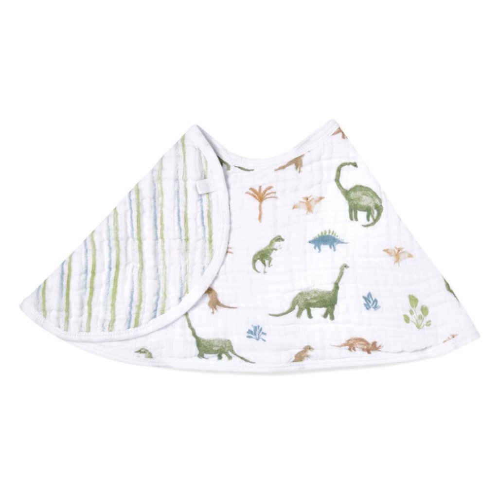 Bambinista - ADEN + ANAIS - Accessories - ADEN+ANAIS Essentials Muslin Baby Burpy Bib - Dino Jungle