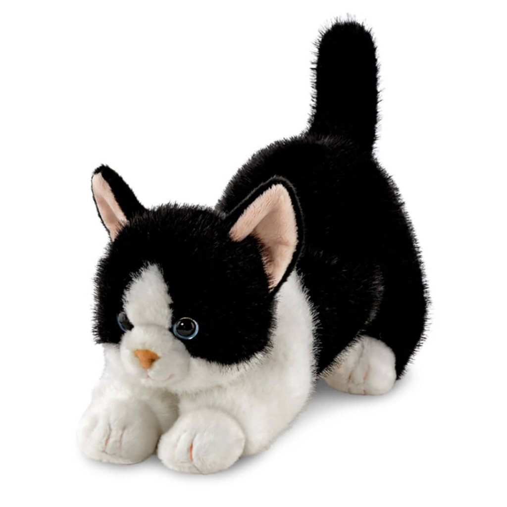 Bambinista - AURORA - Toys - AURORA Borealis Domino B&w Cat 12in