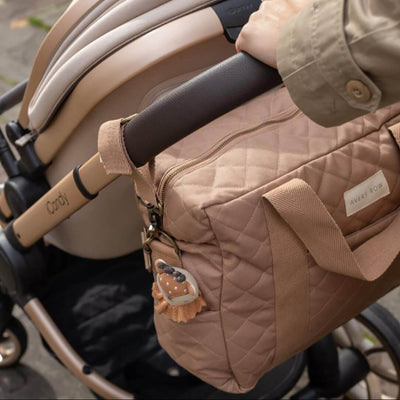 Bambinista - AVERY ROW - Accessories - AVERY ROW Baby Changing Bag - Latte (With Pram Clips)