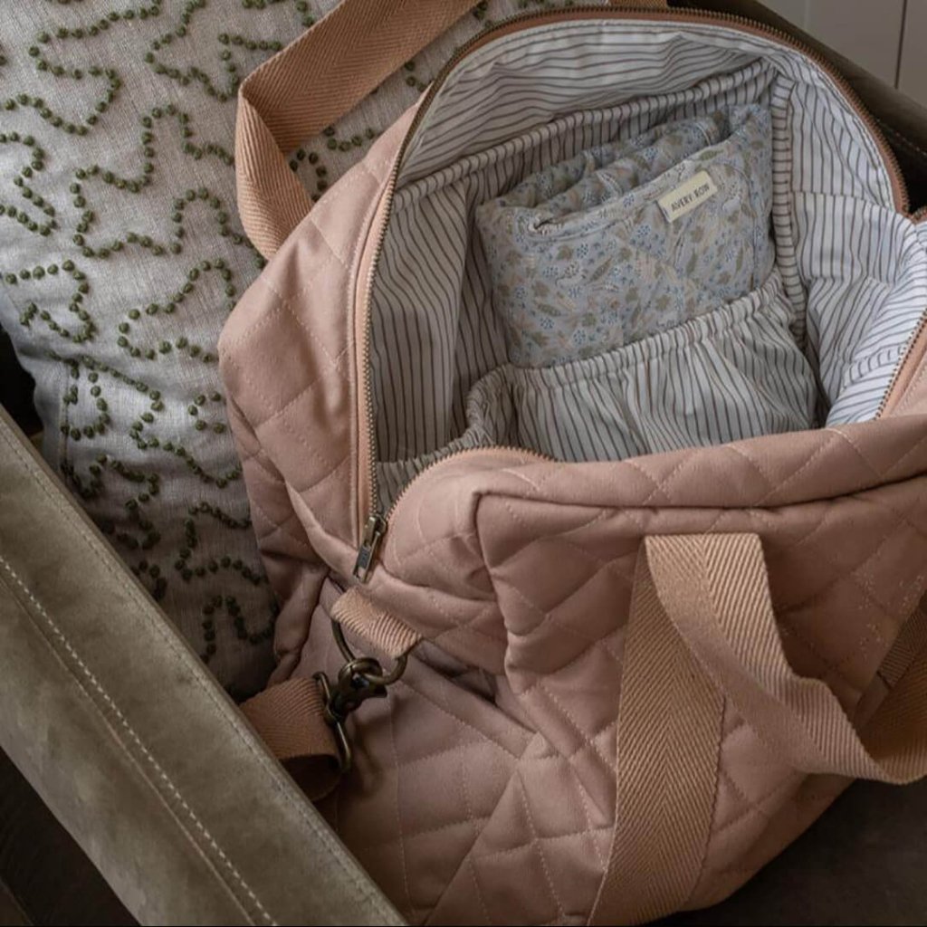 Bambinista - AVERY ROW - Accessories - AVERY ROW Baby Changing Bag - Latte (With Pram Clips)