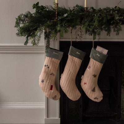 Bambinista - AVERY ROW - Stockings - AVERY ROW Christmas Stocking - Festive Forest Squirrel