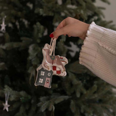 Bambinista - AVERY ROW - Accessories - AVERY ROW Christmas Tree Decoration Single - House