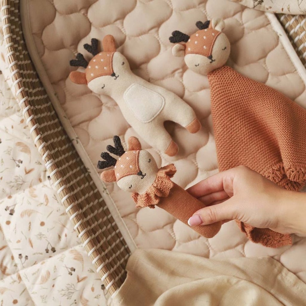 Bambinista - AVERY ROW - Blankets - AVERY ROW Cuddle Cloth - Dainty Deer