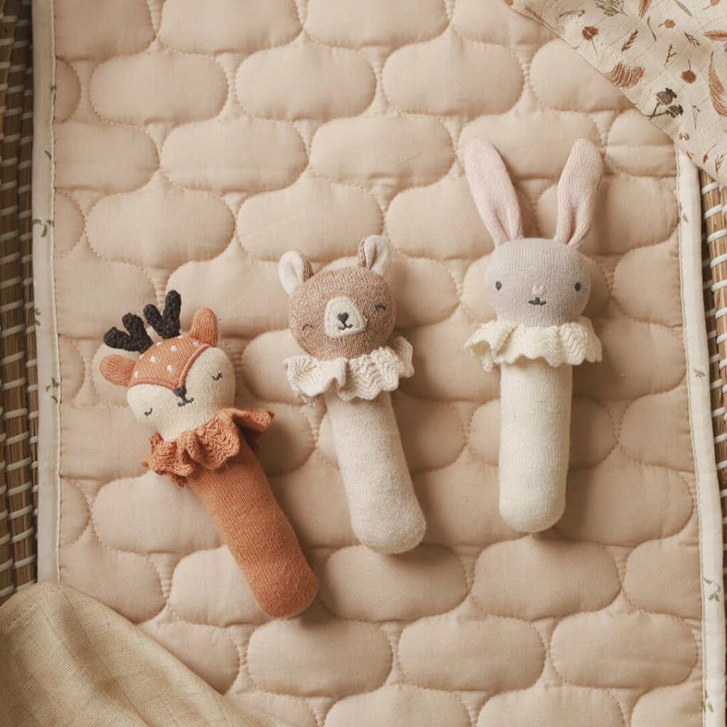 Bambinista - AVERY ROW - Toy - AVERY ROW Rattle - Blushing Bunny