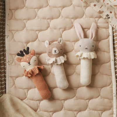 Bambinista - AVERY ROW - Toy - AVERY ROW Rattle - Blushing Bunny