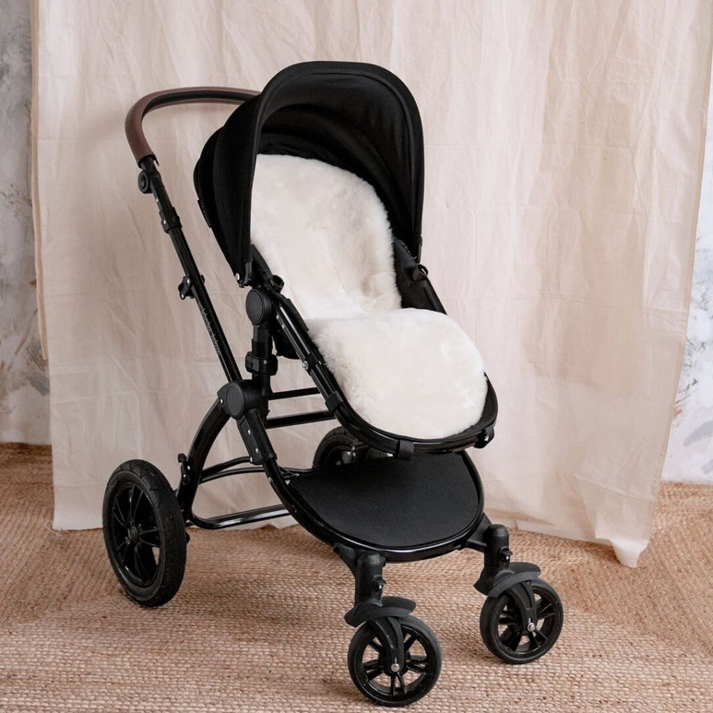 Bambinista - BAA BABY - Travel - BAA BABY Sheepskin Buggy Style Liner - Ivory Shorn Hair