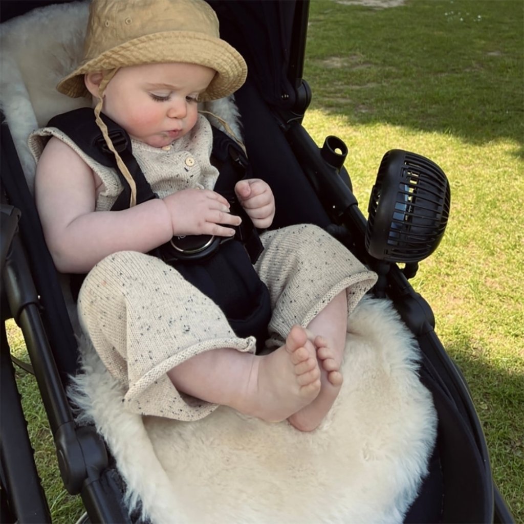 Bambinista - BAA BABY - Travel - BAA BABY Sheepskin Buggy Style Liner - Milk Shorn Hair