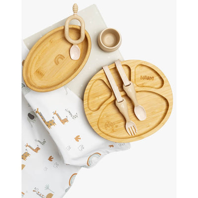 Bambinista - BIBADO - Tableware - Bibado Complete Bamboo Weaning Box Set - Serengeti Spaghetti - Neutral