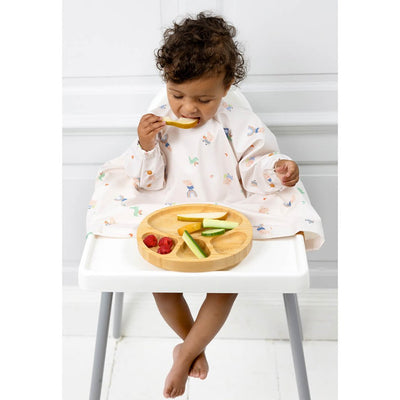 Bambinista - BIBADO - Tableware - Bibado George Pig Coverall Weaning Bib - Beige