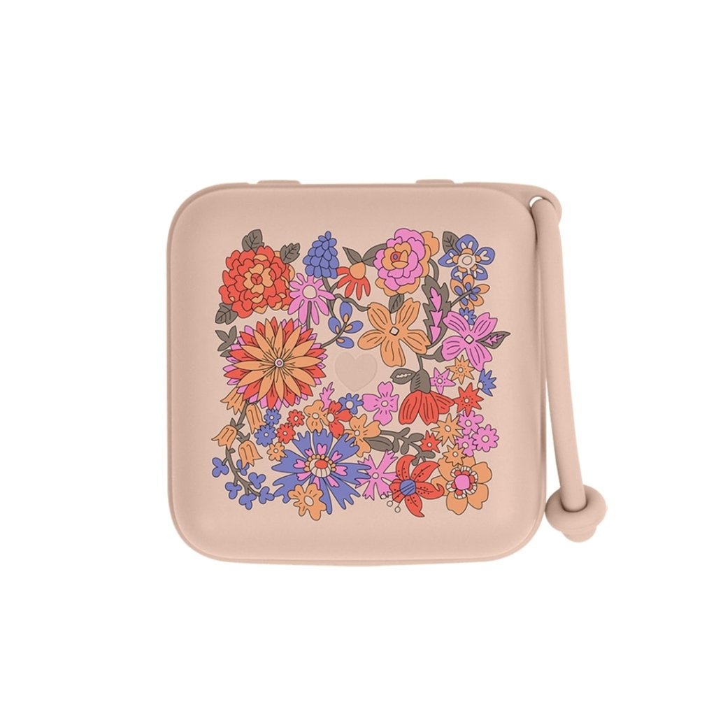 Bambinista - BIBS - Accessories - BIBS x Liberty Pacifier Box - June Blossom Blush