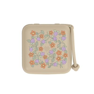 Bambinista - BIBS - Accessories - BIBS x Liberty Pacifier Box - Strawberries and Cream Vanilla