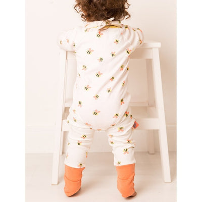 Bambinista - BLADE & ROSE - Bottoms - BLADE & ROSE Honey Bee Design Zip - Up Romper