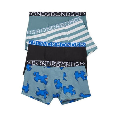 Bambinista - BONDS - Bottom - BONDS Boys Trunk 4 Pack - Bob The Dog