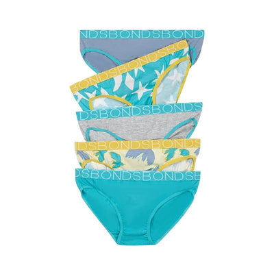 Bambinista - BONDS - Bottom - BONDS Girls Bikini 5 Pack - Little Starry Night