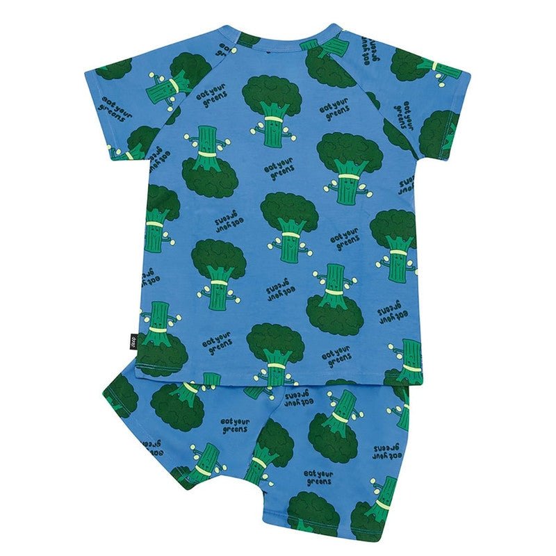 Bambinista - BONDS - Pajamas - BONDS Kids Tee Short Sleep Set - Eat Your Greens