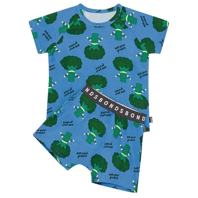 Bambinista - BONDS - Pajamas - BONDS Kids Tee Short Sleep Set - Eat Your Greens