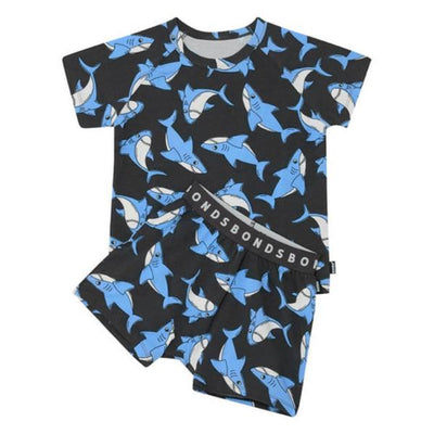 Bambinista - BONDS - Bottom - BONDS Kids Tee Short Sleep Set - Shark Swirl