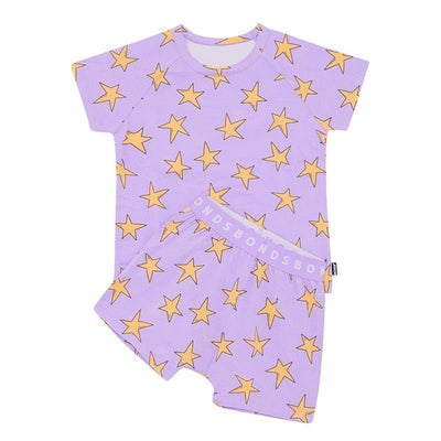 Bambinista - BONDS - Pajamas - BONDS Kids Tee Short Sleep Set - Starlight Lilac