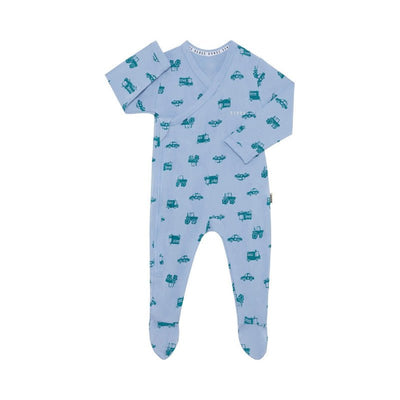 Bambinista - BONDS - Rompers - BONDS Newbies Zippy Suit - Vroom Vroom Blues