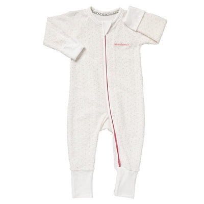 Bambinista - BONDS - Rompers - BONDS Poodlette Zip Wondersuit - White & Hyper Bloom Spot