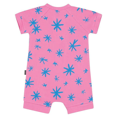 Bambinista - BONDS - Rompers - BONDS Shorty Zippy Romper - Stella Symmetry Pink