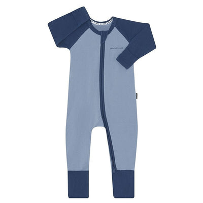 Bambinista - BONDS - Rompers - BONDS Value Zip Wondersuit - Bastille Blue / Mountain Blue