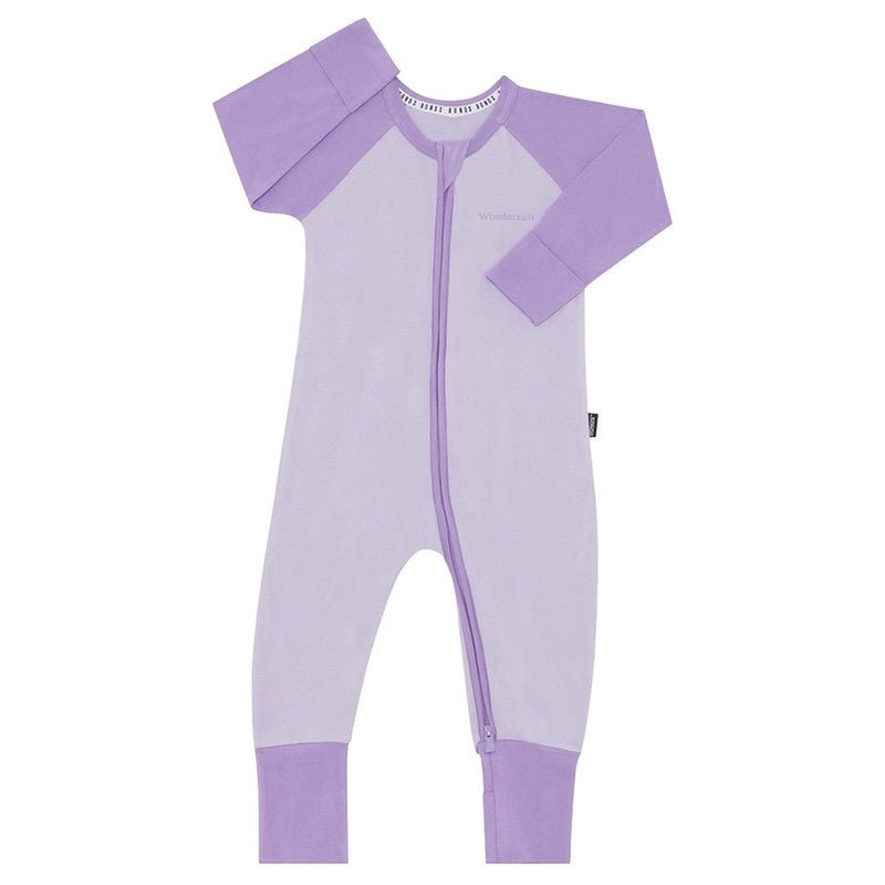 Bambinista - BONDS - Rompers - BONDS Value Zip Wondersuit - Lilac Fluff / Lilac Ice