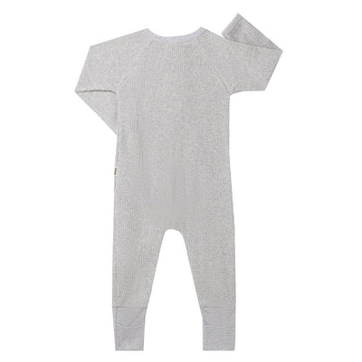 Bambinista - BONDS - Rompers - BONDS Waffle Zip Wondersuit - New Grey Marle