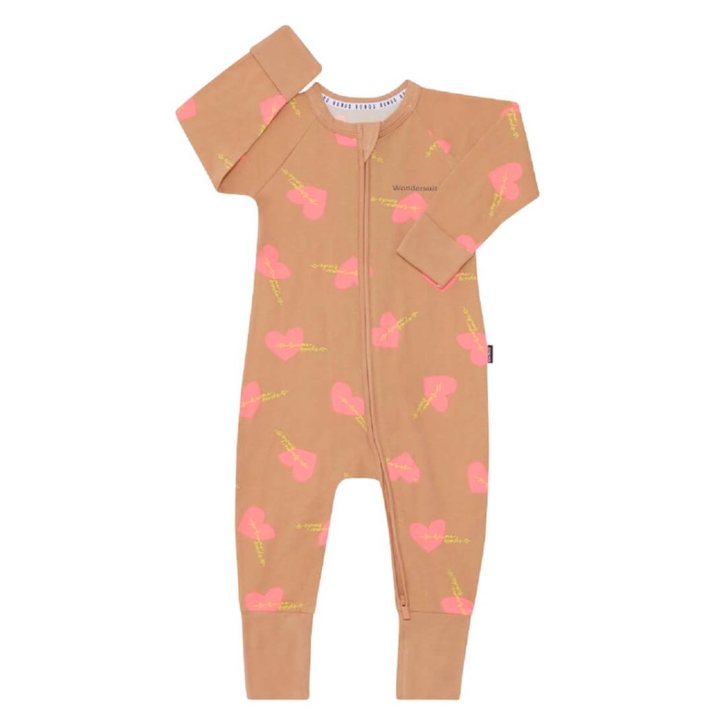 Bambinista - BONDS - Rompers - BONDS Zip Wondersuit Baby Romper - Love Bonds