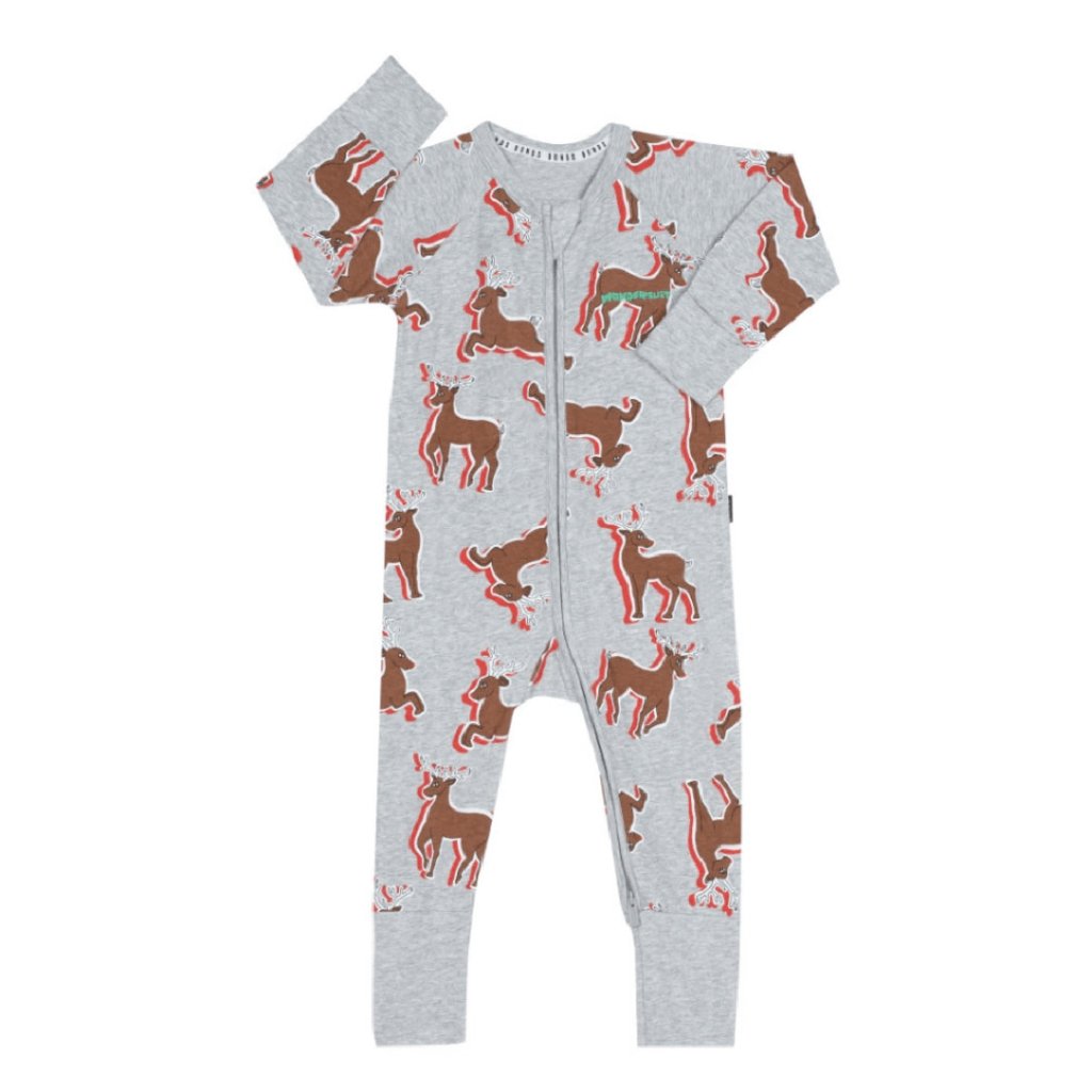 Bambinista - BONDS - Rompers - BONDS Zip Wondersuit Baby Romper - Red Nose Reindeer