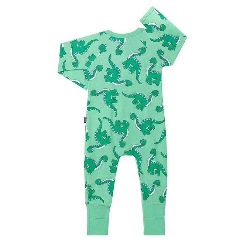 Bambinista - BONDS - Rompers - BONDS Zip Wondersuit - Brachio Roar Us Green