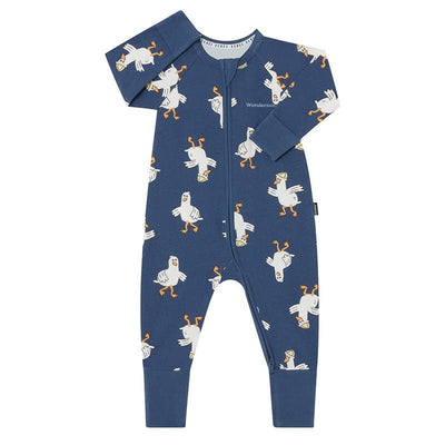 Bambinista - BONDS - Rompers - BONDS Zip Wondersuit - Guss The Seagull Navy