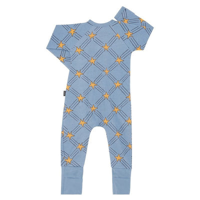 Bambinista - BONDS - Rompers - BONDS Zip Wondersuit - Starlit Check Blue