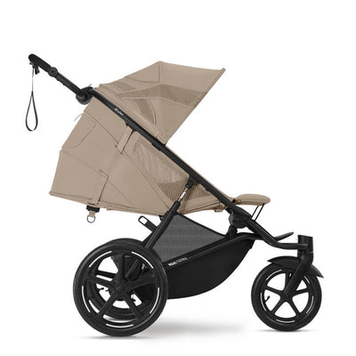 Bambinista - CYBEX - Travel - CYBEX AVI SPIN Black 3 Wheel Pushchair - Almond Beige (2024 New Generation)