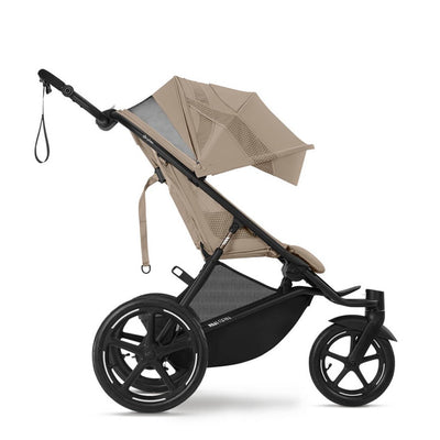 Bambinista - CYBEX - Travel - CYBEX AVI SPIN Black 3 Wheel Pushchair - Almond Beige (2024 New Generation)