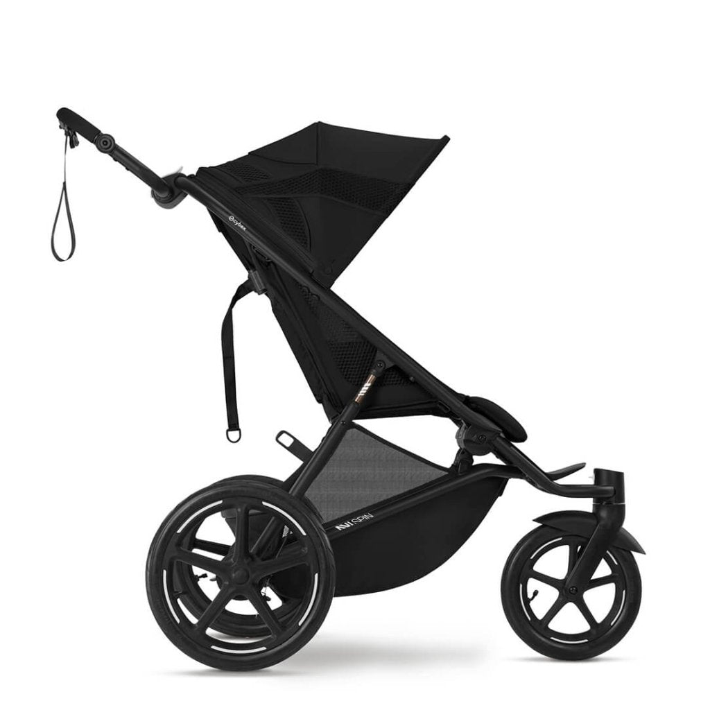 Bambinista - CYBEX - Travel - CYBEX AVI SPIN Black 3 Wheel Pushchair - Moon Black (2024 New Generation)