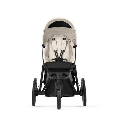 Bambinista - CYBEX - Travel - CYBEX AVI SPIN Black 3 Wheel Pushchair - Seashell Beige (2024 New Generation)