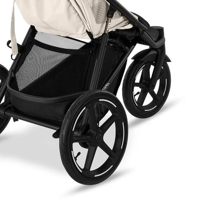 Bambinista - CYBEX - Travel - CYBEX AVI SPIN Black 3 Wheel Pushchair - Seashell Beige (2024 New Generation)