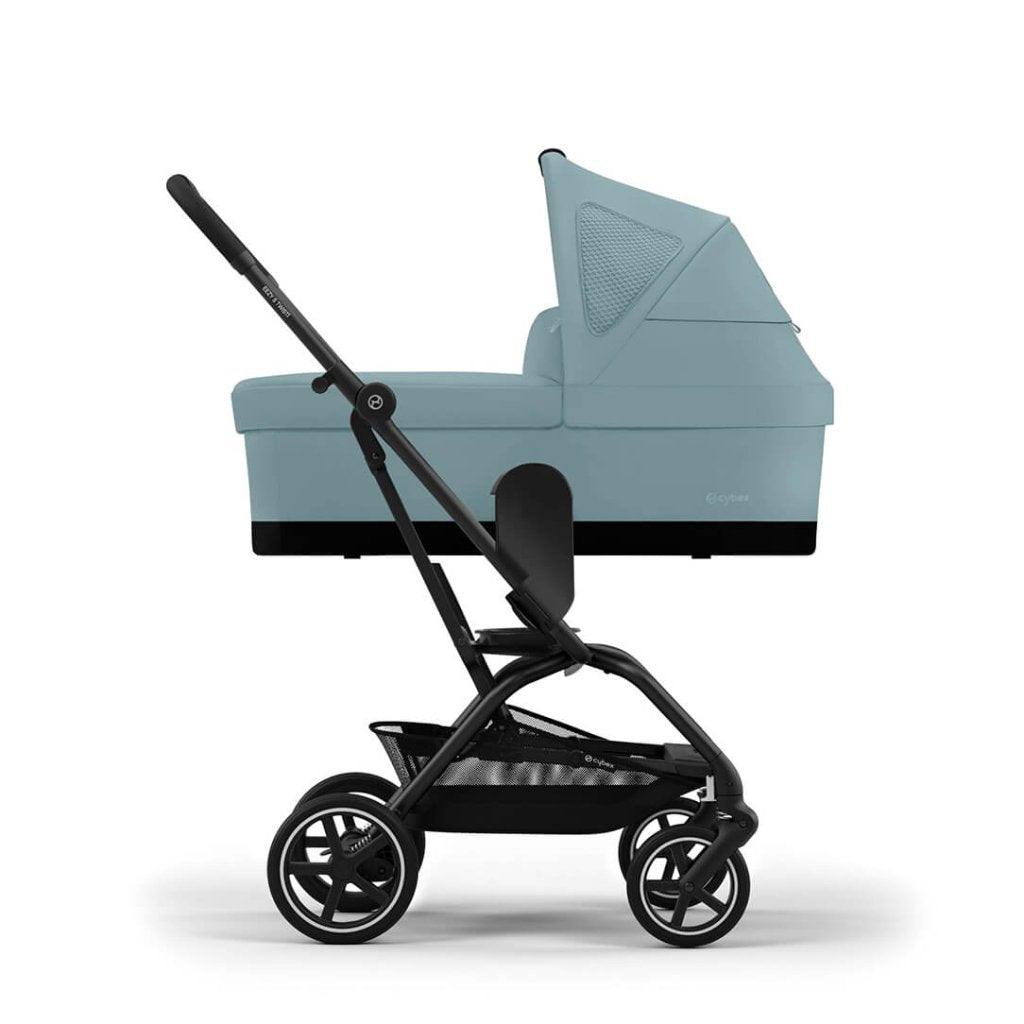 Bambinista - CYBEX - Travel - CYBEX COT S Lux Carrycot - Stormy Blue (2024 New Generation)