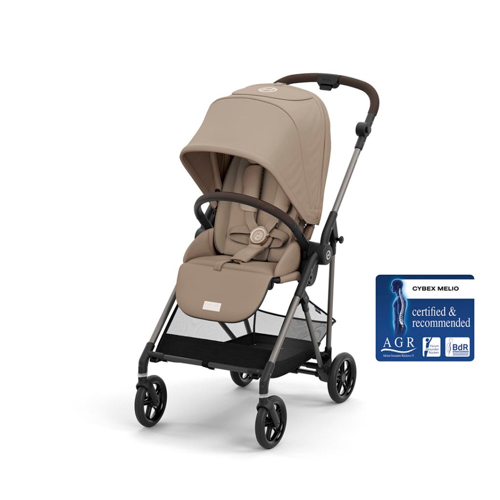 Bambinista - CYBEX - Travel - CYBEX Melio Pushchair - Almond Beige (2024 New Generation)